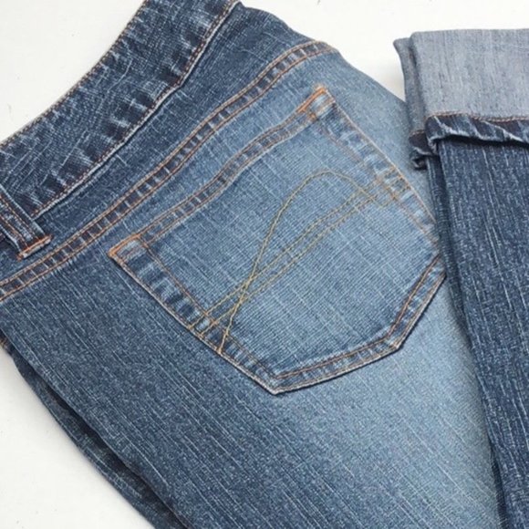 DESIGNER JACOB CONNEXION CROP ROLLUP JEANS 31x24 😎 - Picture 10 of 12